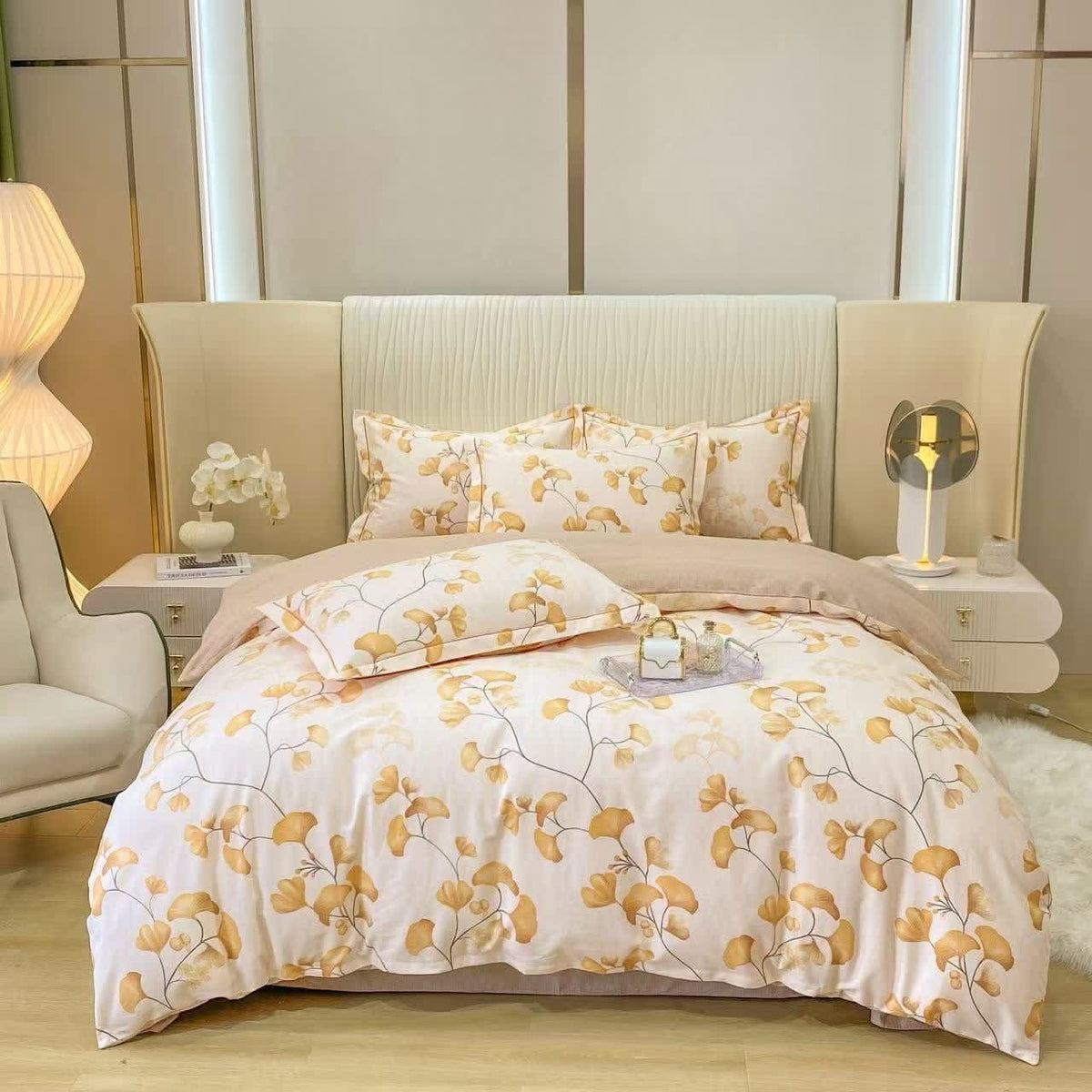 GINKAVIA – Ginkgo Bedding Set for Effortless Everyday Styling