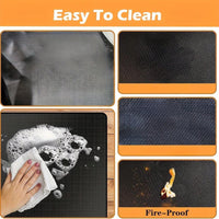 FLAMESHIELD – Outdoor BBQ Fire-Resistant Mat for Heat, Oil, and Surface Protection
