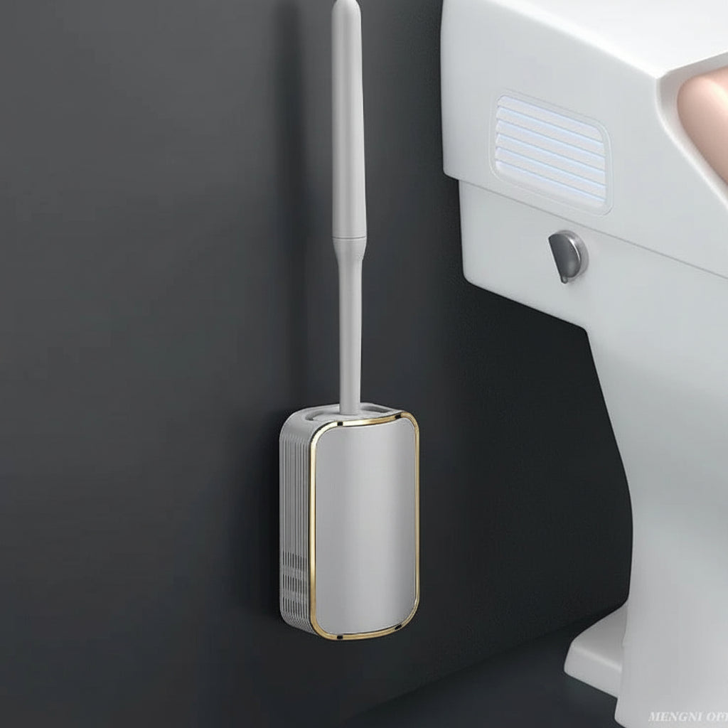 LUXCLEANSE – Wall Mounted Quick Dry Toilet Brush Set