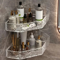 GLACIERA – Corner Glacier Design Bathroom Shelf Organizer
