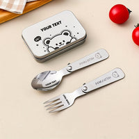 FOLDMATE – Portable Folding Fork Spoon Set