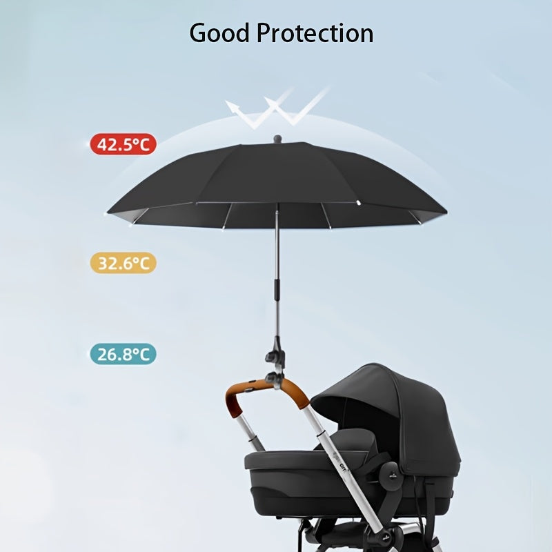 UVNEST – Bendable Arm Sunshade Umbrella for Strollers & Trolleys