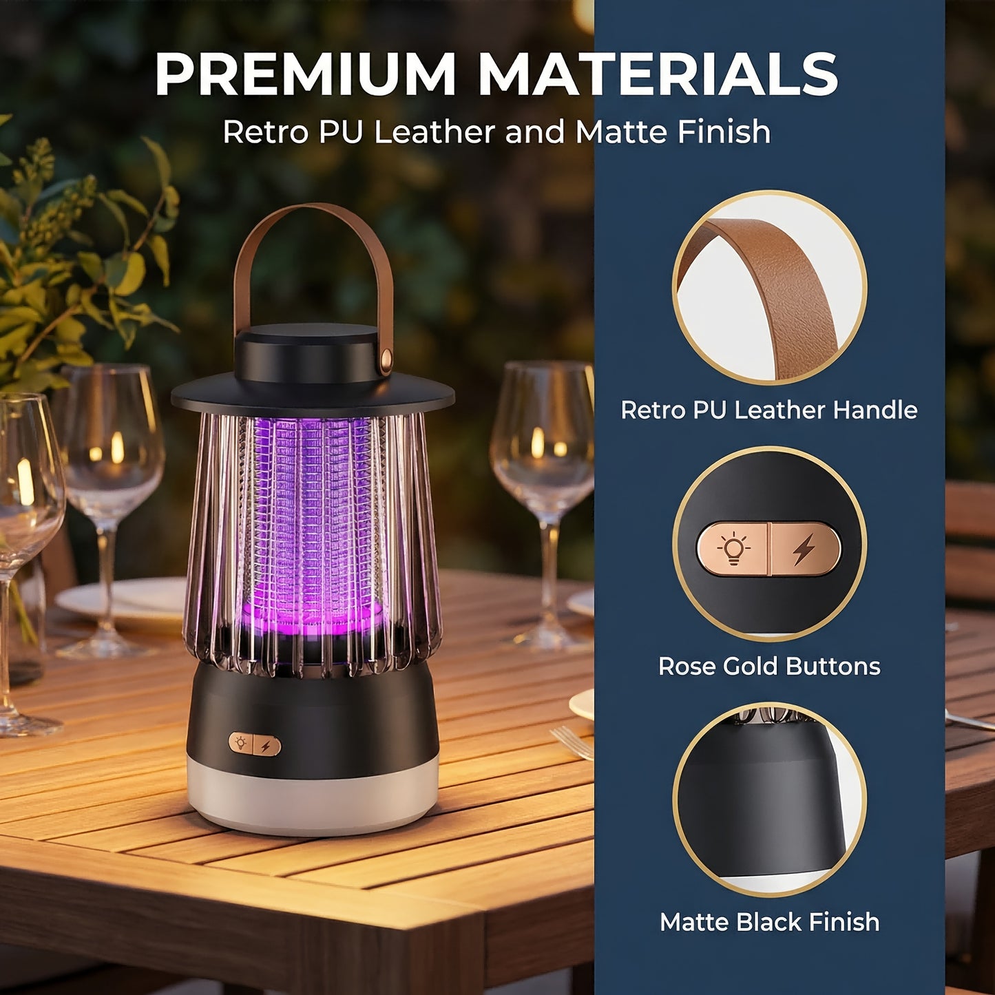 MOSQUINA – Portable USB Mosquito Lamp for Quiet Indoor Insect Control