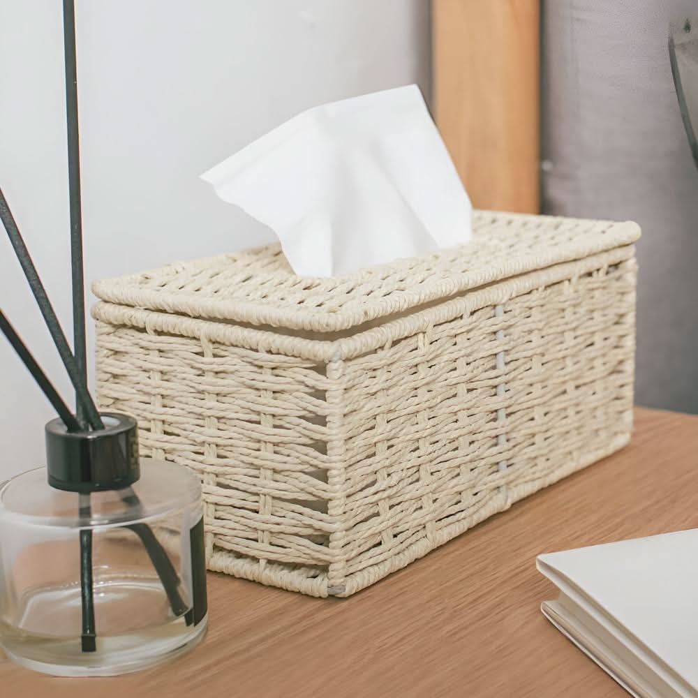 TISSBASKORA – Dispenser decorativo per fazzoletti, per un accogliente arredamento del soggiorno