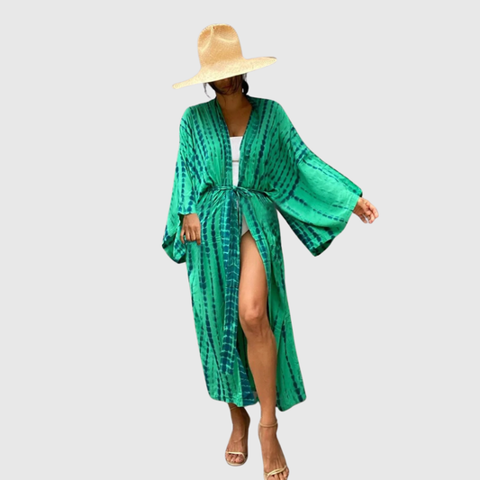 OCEANVEIL – Tie Dye Beach Cover Up Kimono