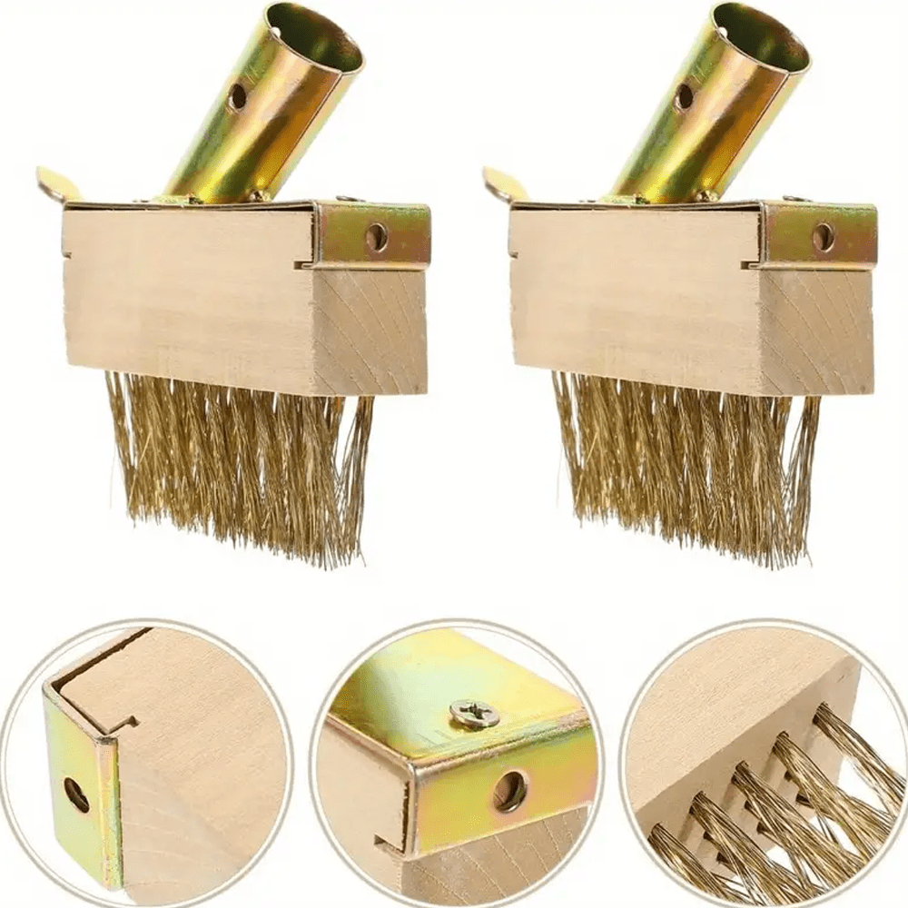 WEEDRAKE – Manual Crevice Weeding Tool with Long Handle Wire Scraper