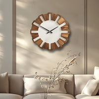 Oakvale Vintage Silent Wooden Wall Clock