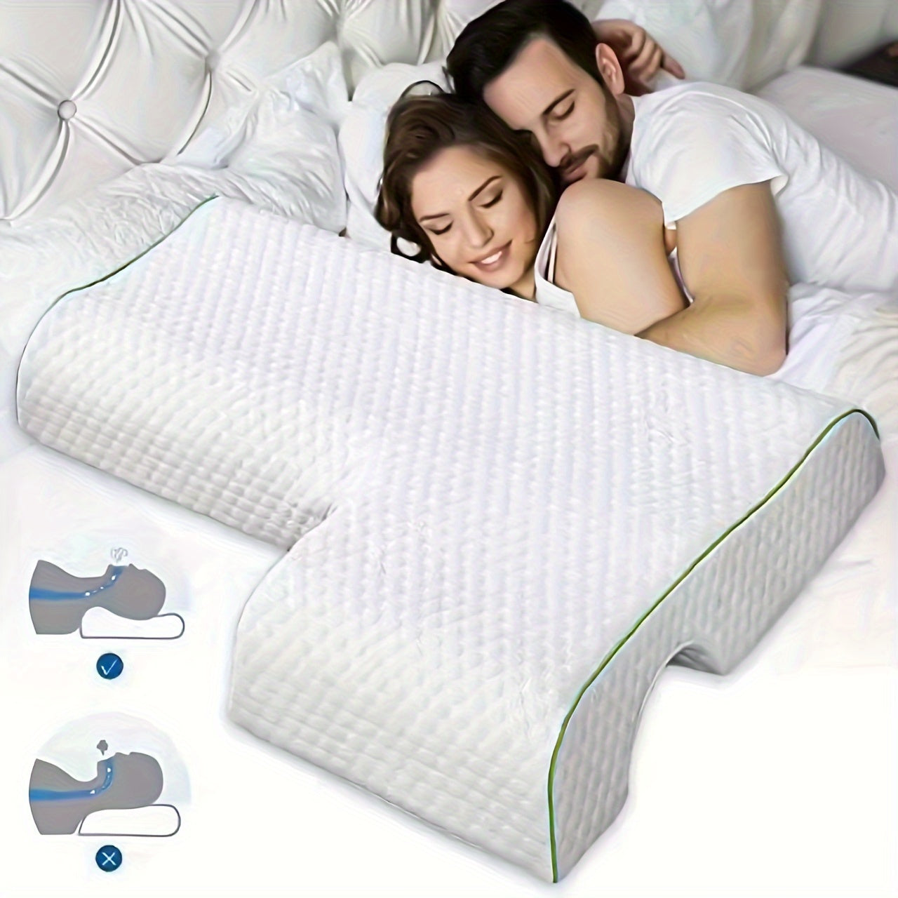 OZYFLOW – Breathable Memory Foam Pillow for Everyday Relaxation