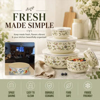 BOWLVELLE – Storage Bowl Set for Convenient Kitchen Prep