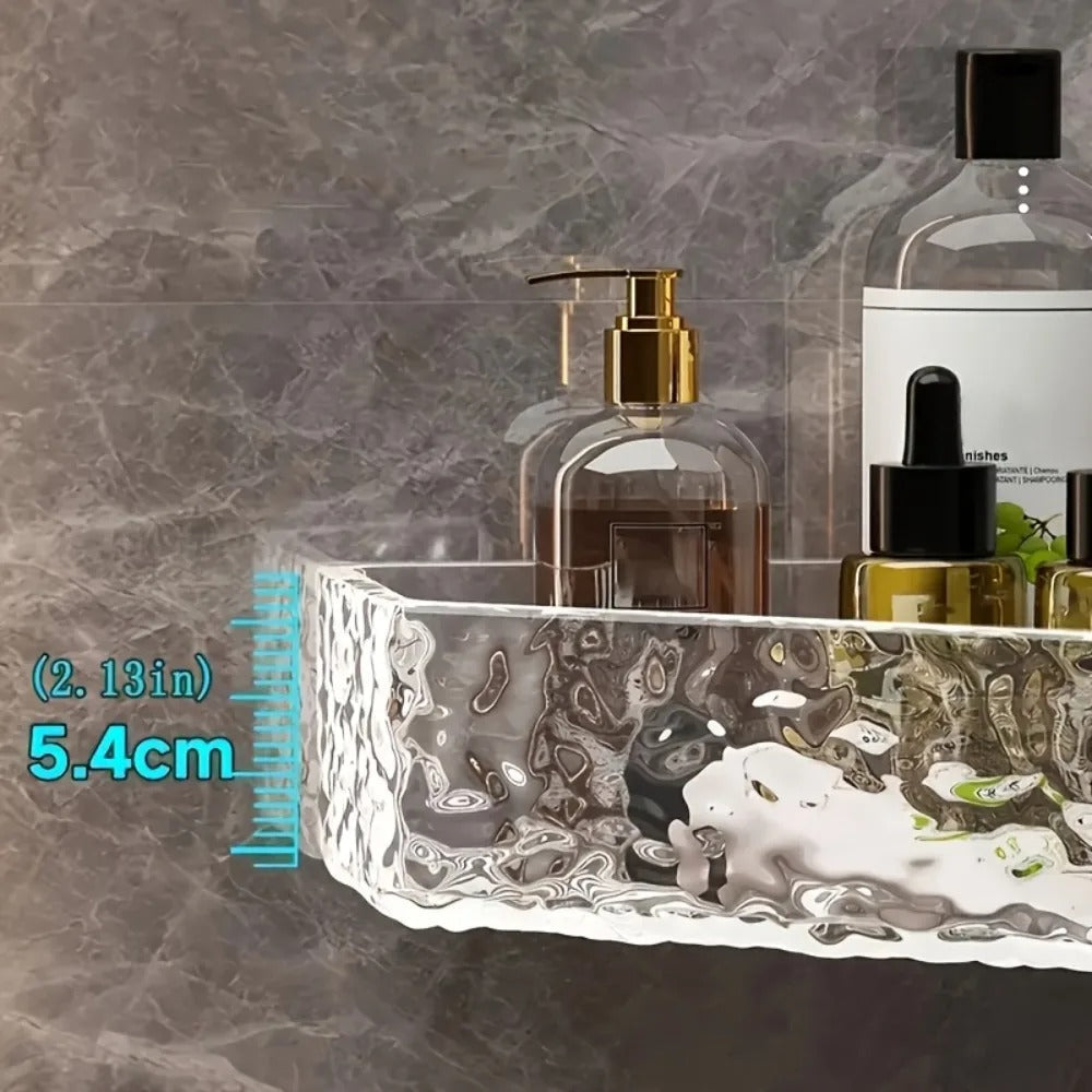 GLACIERA – Corner Glacier Design Bathroom Shelf Organizer