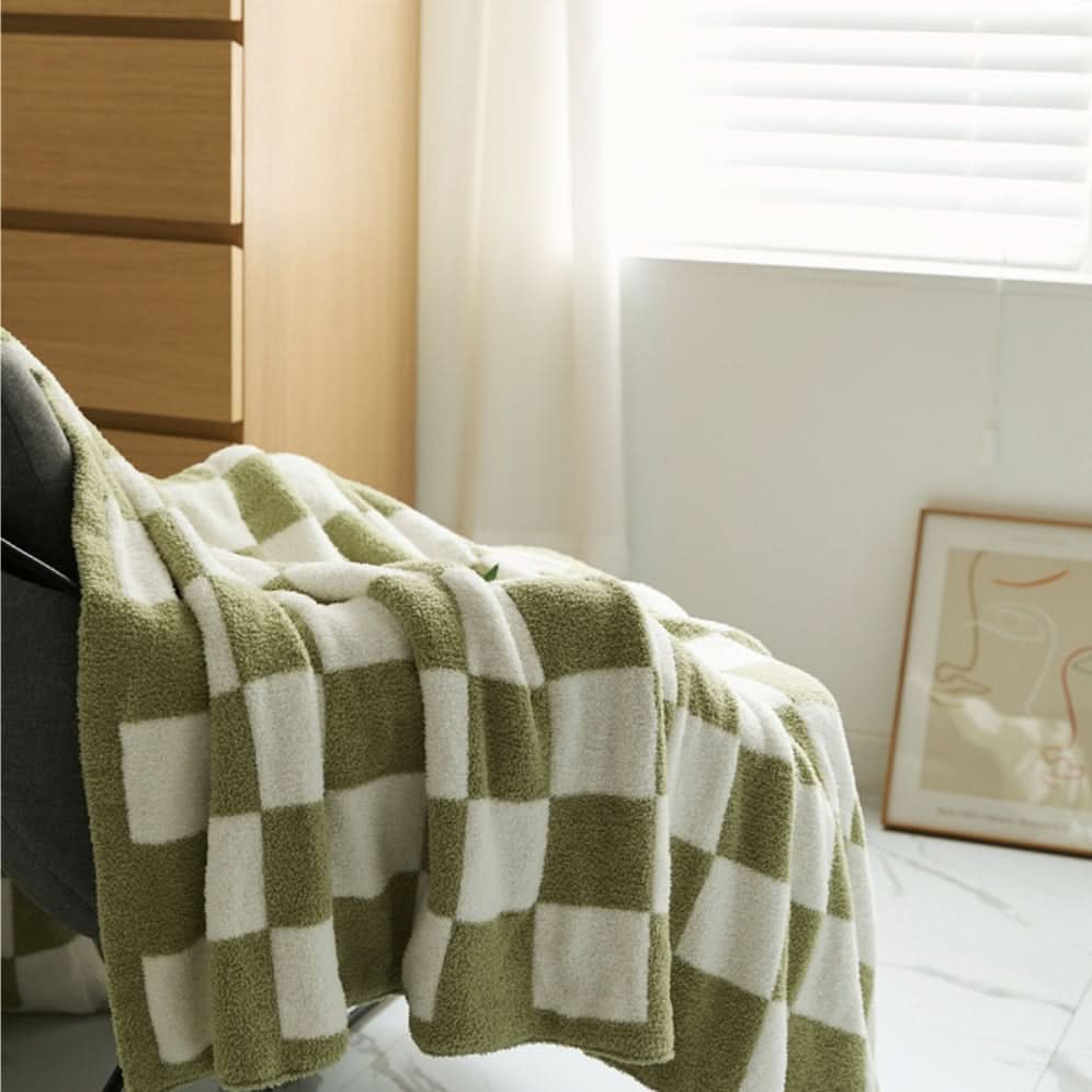 CHECKERCOZY – Coperta a scacchi per stratificare facilmente