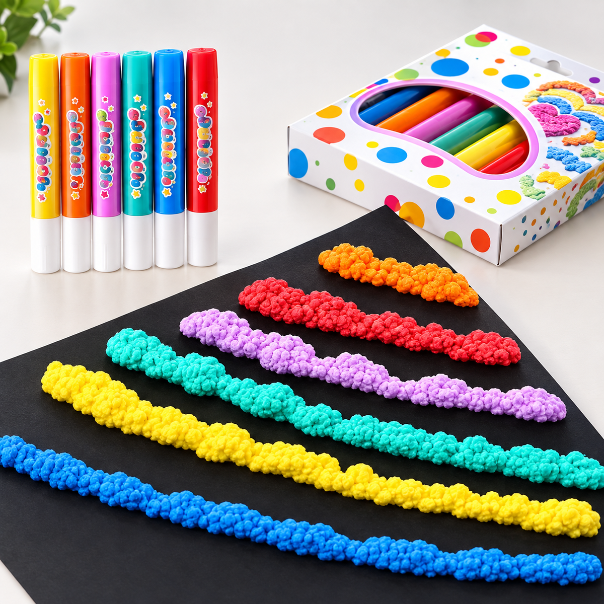INKPUFF – 3D Puff Pens Set for Fun 3D Art Projects