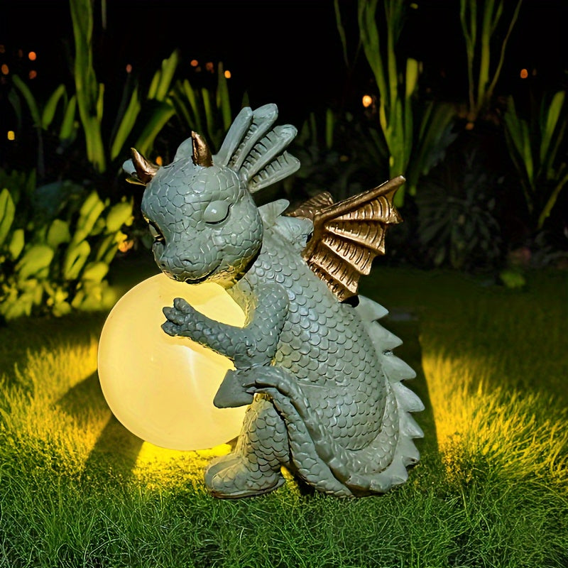 DINOGLOW – Solar Meditation Dinosaur Statue Light