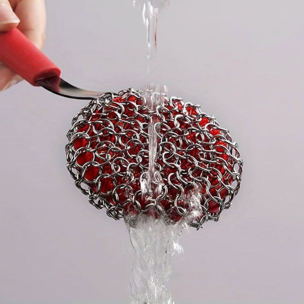 CHAINFLOW – Stainless Steel Grill Scrubber Bristle-Free Design