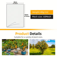 ORCHARDLIVA – Protective Garden Net with Secure Drawstring Design