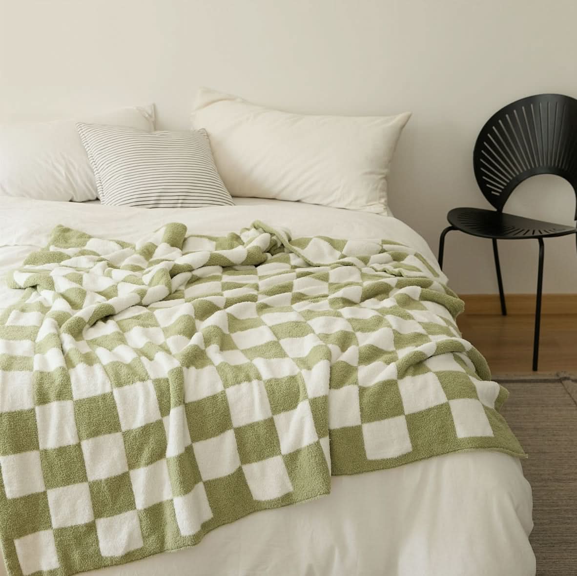 CHECKERCOZY – Coperta a scacchi per stratificare facilmente