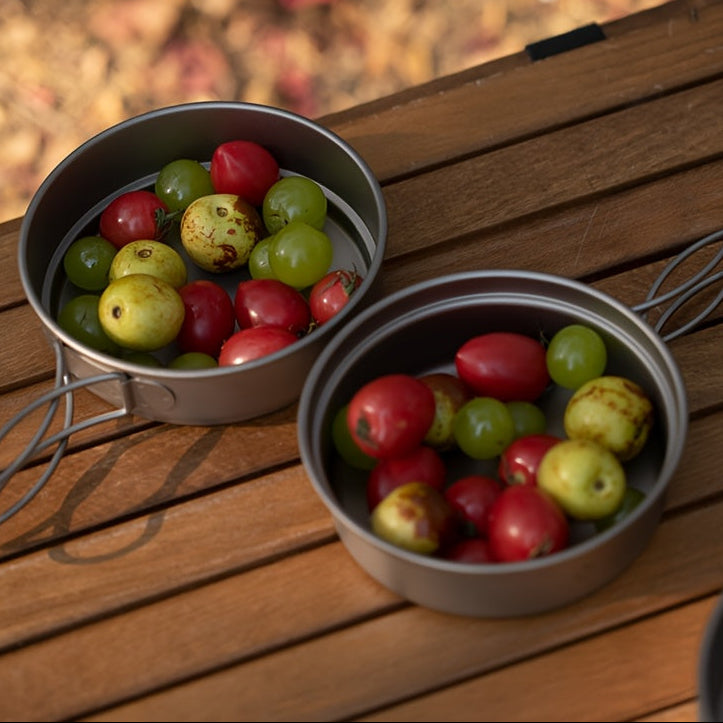 HIKENEST – Rustproof Stainless Steel Cookware for Hiking & Picnics