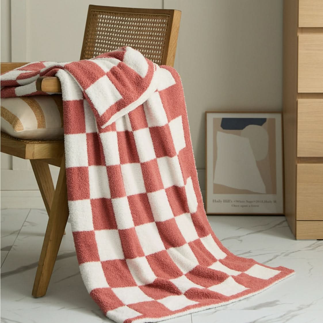 CHECKERCOZY – Coperta a scacchi per stratificare facilmente