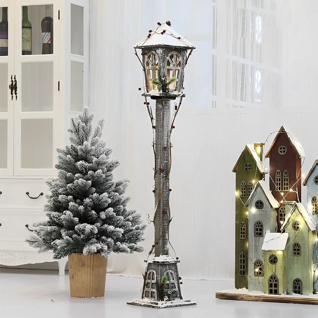 WINTERCOTTAGE – Nordic Street Lamp for Charming Holiday Glow