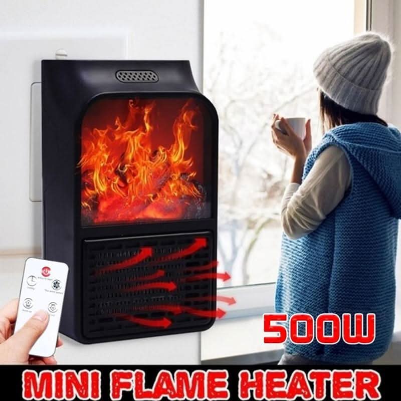 EMBERCOVE – Electric Fireplace Heater for Cozy Personal Comfort