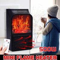 EMBERCOVE – Electric Fireplace Heater for Cozy Personal Comfort