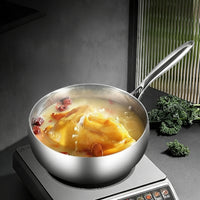 STIRLIVA – Hammered Deep Skillet for Induction & Gas Stoves