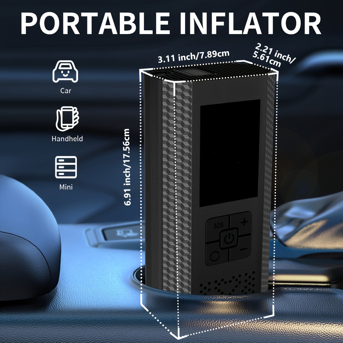 AEROFORCE – Portable Cordless Tire Inflator