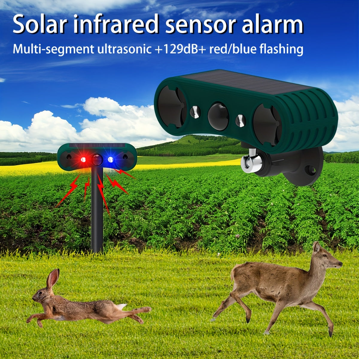 DEFENDERVAULT – Motion Detection Pest Repellent for Gardens