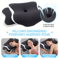 COOLFLOW – Neck Support Pillow for Comfortable Back Sleeping