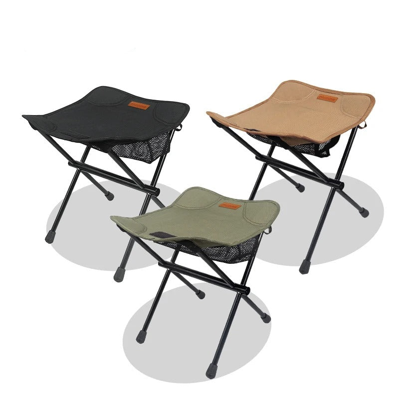 TREKSEAT – Sgabello da Campeggio Pieghevole in Alluminio Portatile
