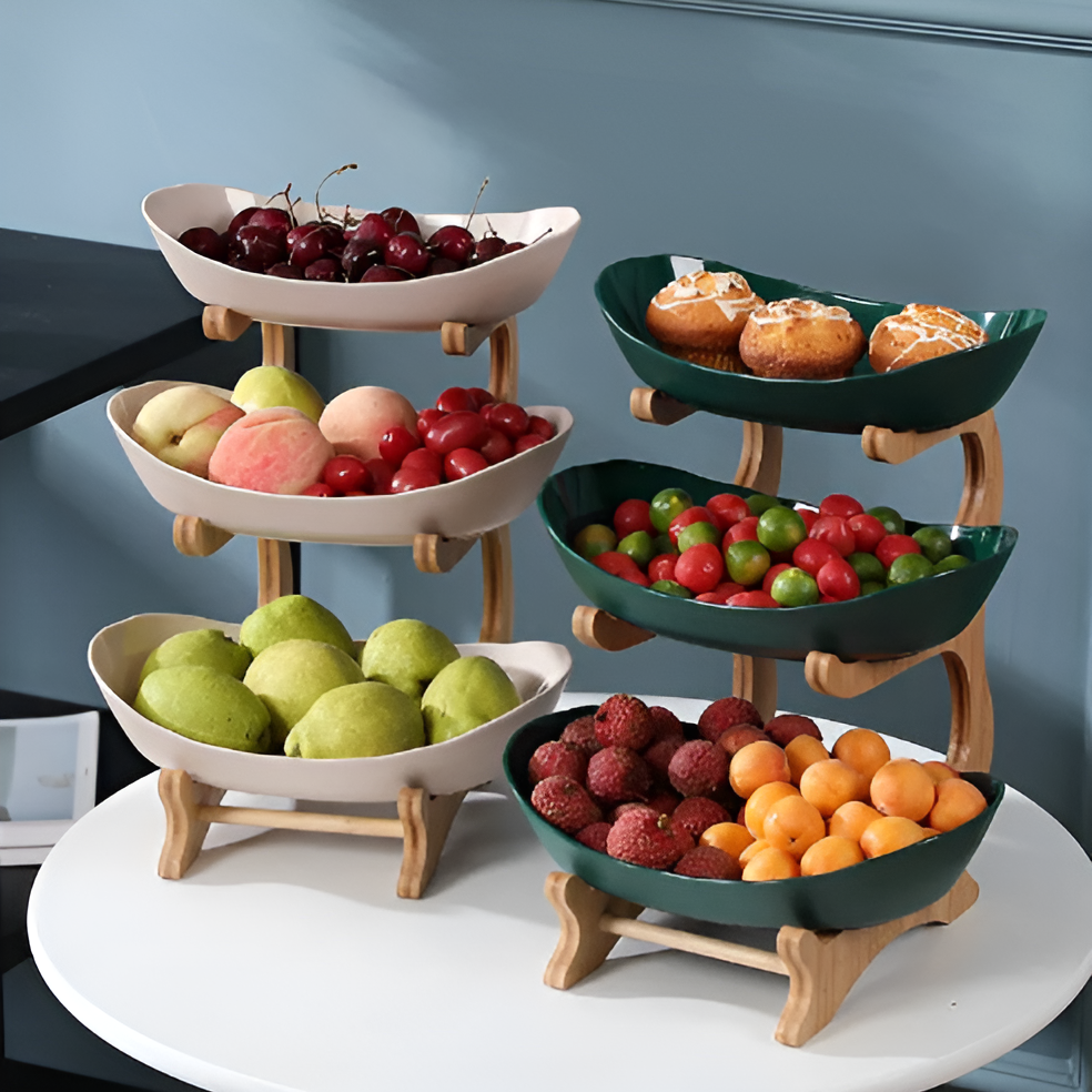 FRUITORA – Fruit Basket Stand for Organized Kitchen Countertops