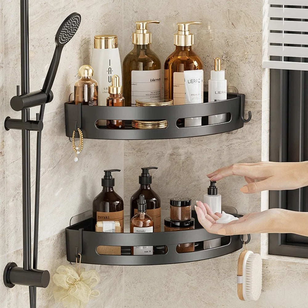 STORAVEX – No Drill Adhesive Shower Shelf Organizer