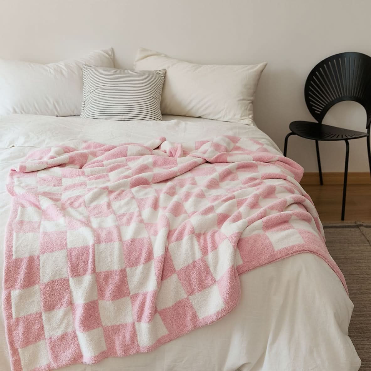 CHECKERCOZY – Coperta a scacchi per stratificare facilmente