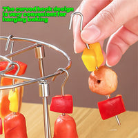 GRILLTOWER – Stainless Steel Vertical Skewer Rack Set