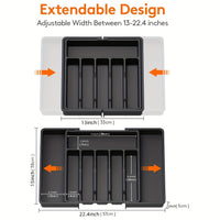 FLEXITRAY – Expandable Utensil Organizer for Kitchen Drawers