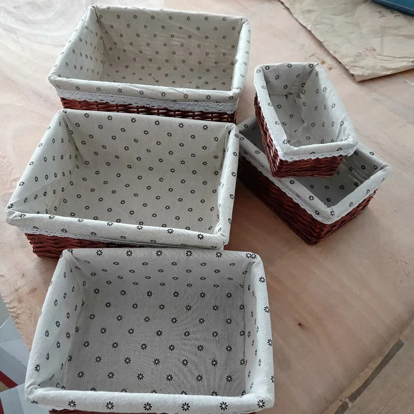 WILLOWCRAFT – Handmade Storage Basket Organizer