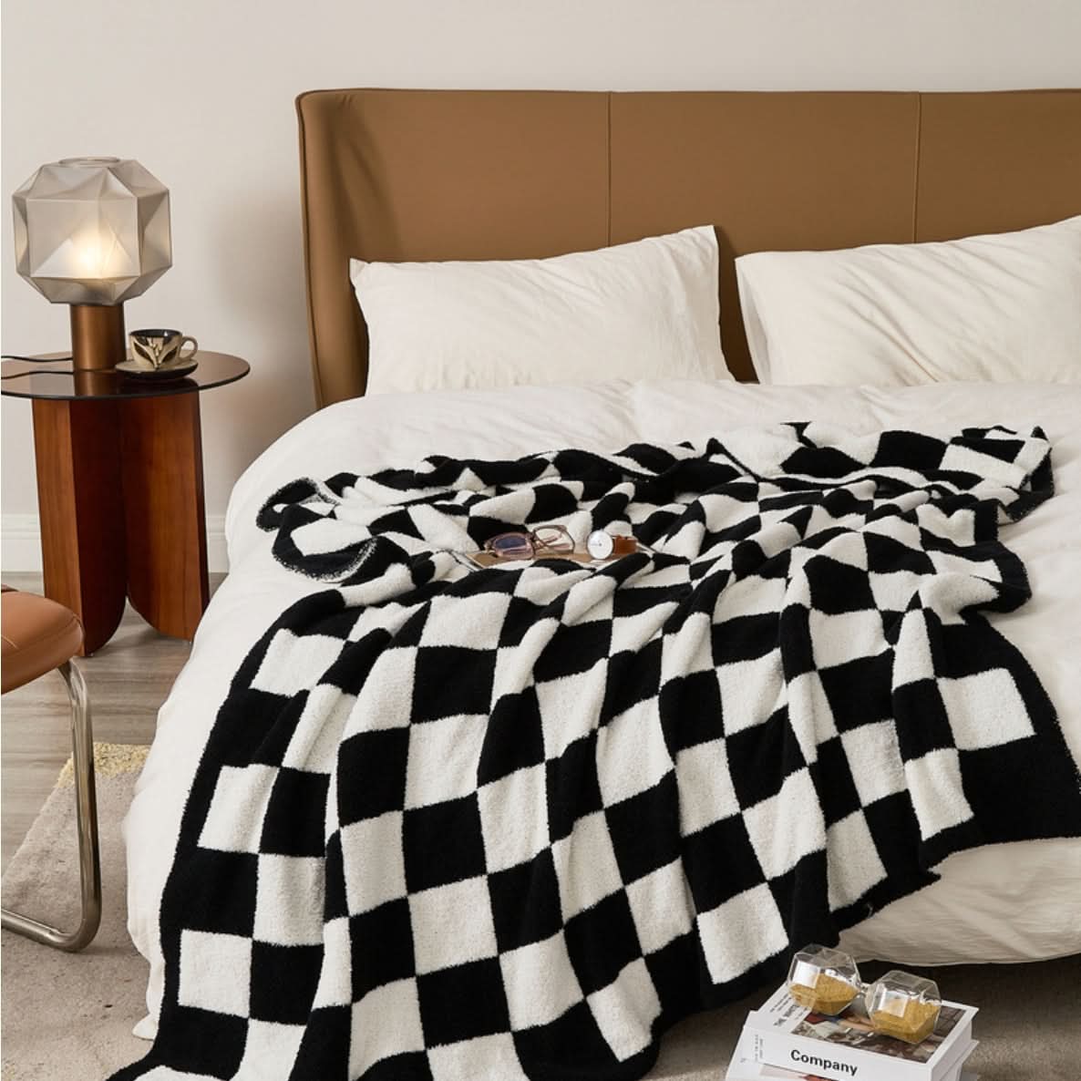 CHECKERCOZY – Coperta a scacchi per stratificare facilmente