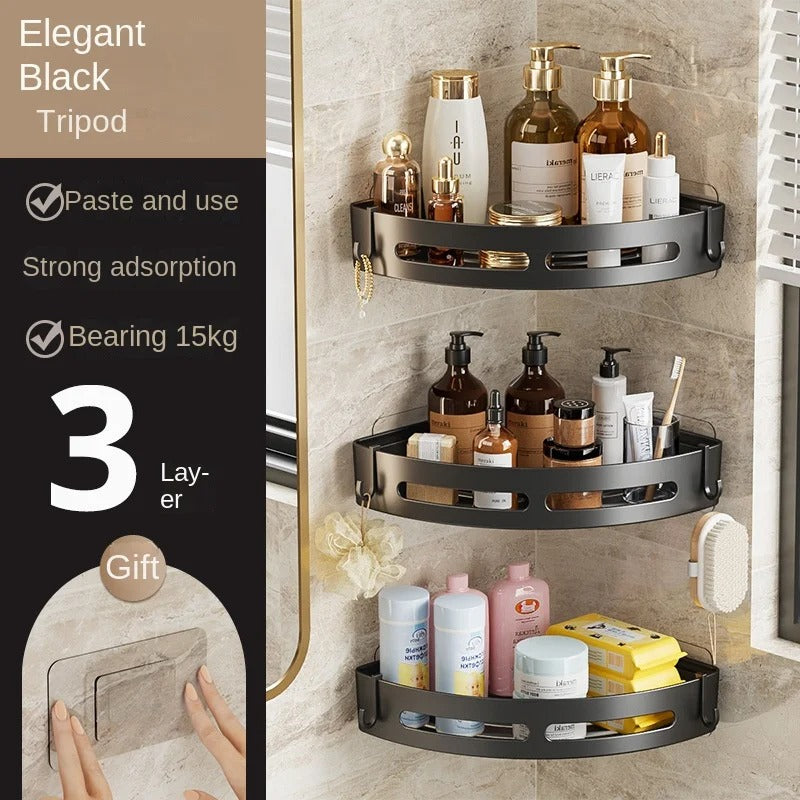 STORAVEX – No Drill Adhesive Shower Shelf Organizer