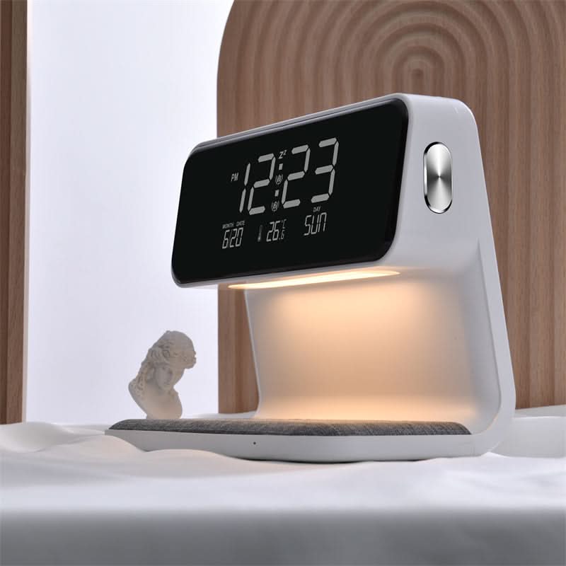 GLOWDOCK – 3-in-1 Bedside Lamp with Easy Wireless Charging