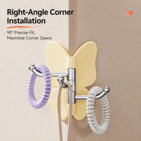 FLUTTERFIX – No-Drill Swivel Butterfly Hook for Easy Hanging