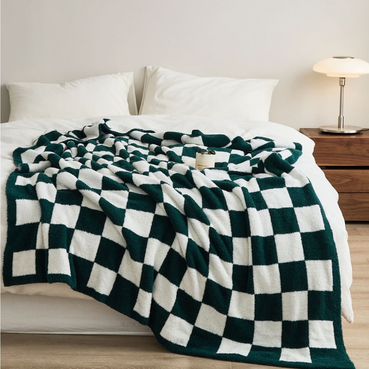 CHECKERCOZY – Coperta a scacchi per stratificare facilmente