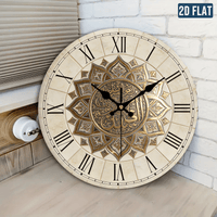 ROMEWICK Retro Roman Wooden Wall Clock