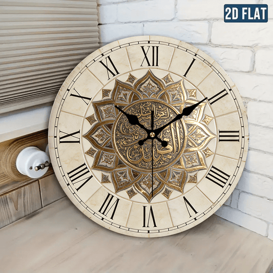 ROMEWICK Retro Roman Wooden Wall Clock