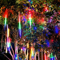 COMETSHINE – Solar Meteor Shower Tree String Lights for Festive Garden Ambiance