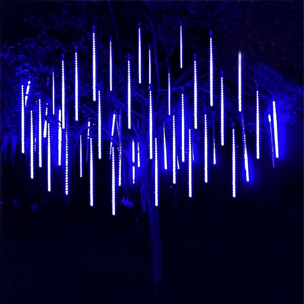 COMETSHINE – Solar Meteor Shower Tree String Lights for Festive Garden Ambiance