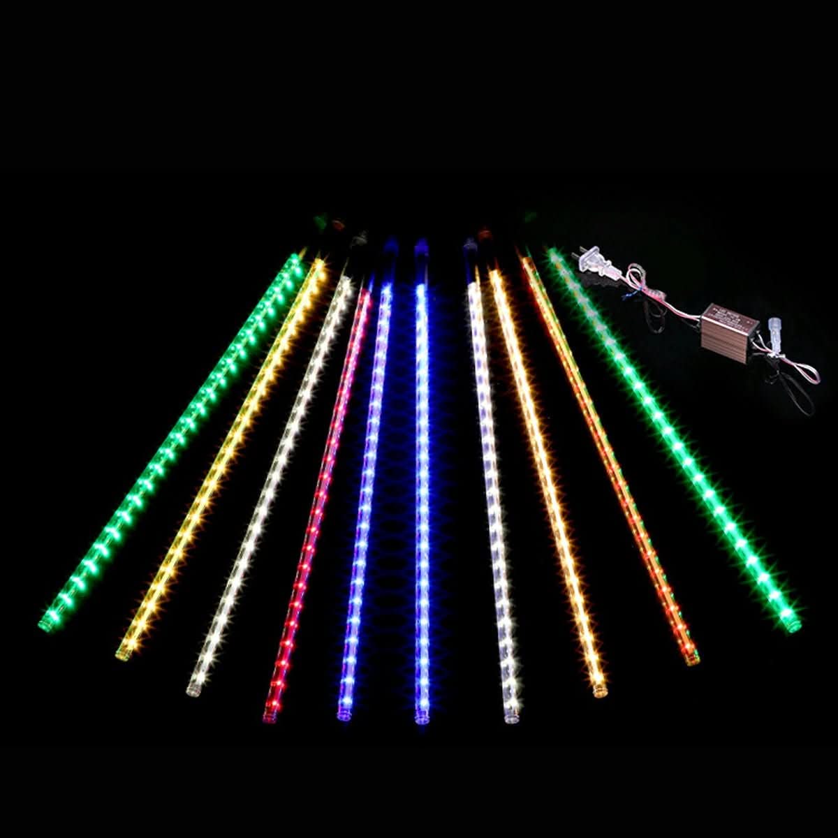 COMETSHINE – Solar Meteor Shower Tree String Lights for Festive Garden Ambiance