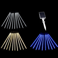 COMETSHINE – Solar Meteor Shower Tree String Lights for Festive Garden Ambiance