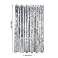 CLEARFLOW – Transparent Waterproof Shower Curtain Pebble Design
