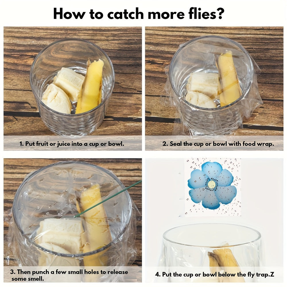 FLYFLOW – Sticky Window Insect Traps for Kitchens & Plants
