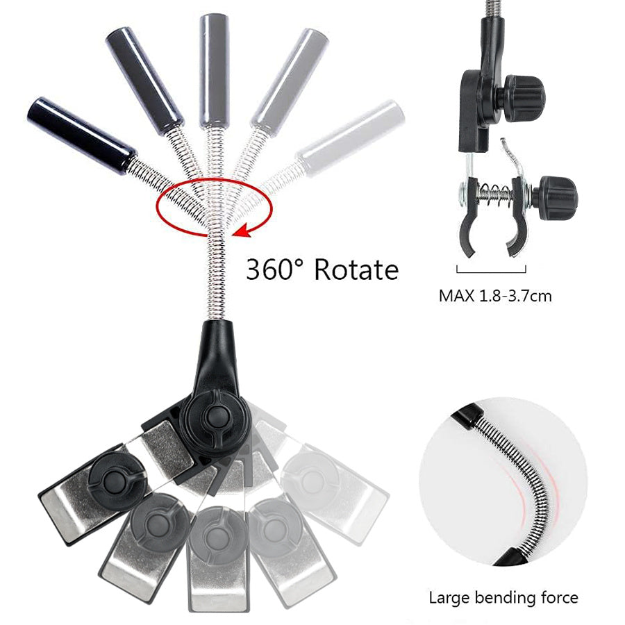SHADEFLOW – Portable Beach Chair Umbrella with 360° Adjustable Rotation